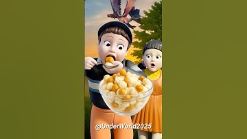 Squid Game AI Tapioca Balls ASMR #squidgame #squidgame2 #ai #asmr