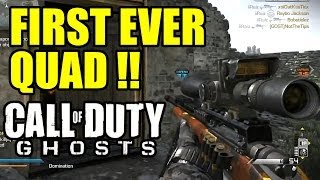 COD GHOSTS FIRST EVER QUAD COLLAT with USR SNIPER | 1 bullet 4 kills (4in1)