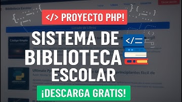 Sistema Web de Biblioteca Escolar | PHP y MySQL – Descarga el Código Gratis