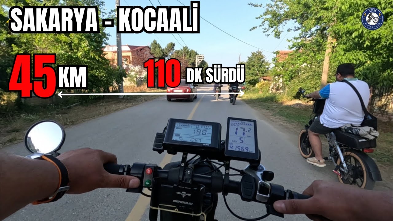 Sakarya Elektrikli Bisiklet Turu / 45 Km Menzil Yapıldı #bisiklet #elektriklibisiklet