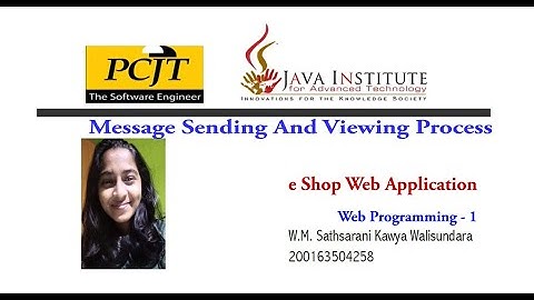 Web Project Task 38 | 1st year | Semester 01 | Java Institute | eShop web application