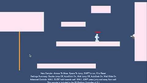 2D Platform Controller - Minor Updates - Health, Fall Damage, Projectiles