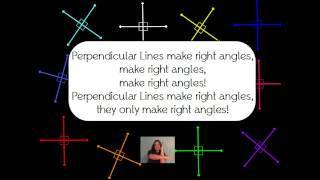 Parallel, Perpendicular, and Intersecting lines song