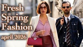 🌸 Spring Fashion in Italy April 2026. Discover Wearable Spring Trends During Milan Design Week