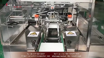 Automatic Facial mask small box packaging equipment|horizontal cartoner machine manufacturers