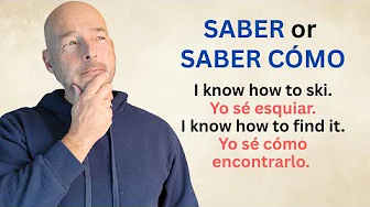 SABER or SABER CÓMO - Knowing Which to Use