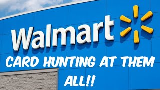 Road trip card hunt at Walmart!! Hunting for hockey cards on a road trip