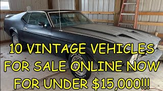 Episode #49: 10 Pre-1980 Classic Vehicles for Sale Online Now Across North America For Under $15,000