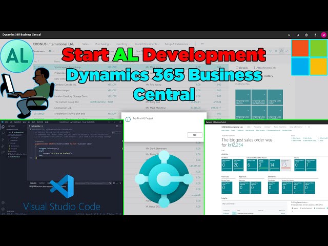 Set up Visual Studio Code, Download Symbols, and Publish an AL Extension on D365 Business Central