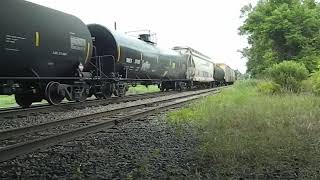 CSX 7231 & CSX 792 Leads Mixed Freights & Grain Train With CSX 1973 - 5/29/2026