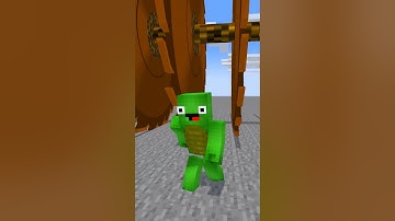 JJ SAVES EVERYONE 🔥 - JJ and Mikey Maizen Minecraft Animation #maizen #minecraft #shorts