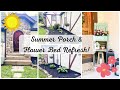 SUMMER PORCH AND FLOWER BED REFRESH | SUMMER PORCH DECORATING IDEAS | SUMMER PORCH MAKEOVER