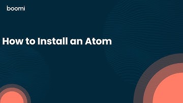 How to Install an Atom