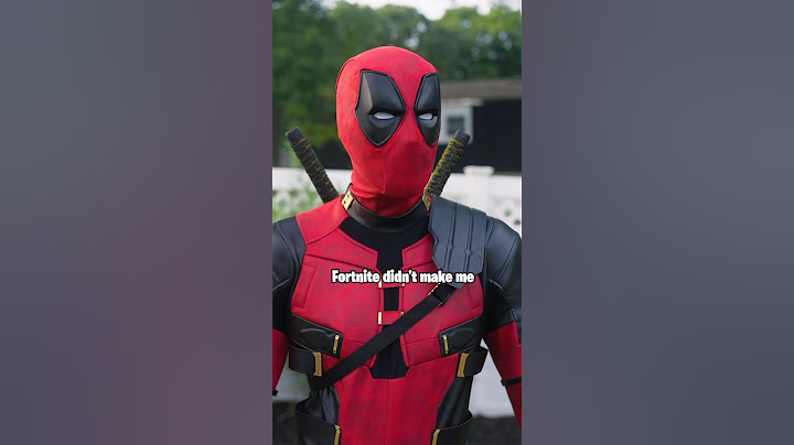 Deadpool 3 Hates Fortnite.