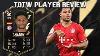 INSANE DRIBBLER 86 TOTW SERGE GNABRY PLAYER REVIEW Fifa 22 Ultimate Team