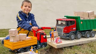 Darius wants a new truck to transport the boxes to grocery store