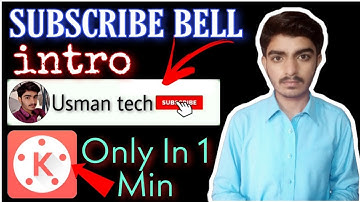 Create Subscribe Bell Intro Animation In KineMaster | Kinemaster tutorial