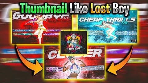 How To Make Thumbnail Like @LostBoyPubg 🔥|| Make This Pubg Mobile Amazing Thumbnail On Android ||