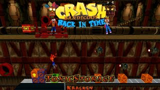 Crash Bandicoot - Back In Time Fan Game: Custom Level: Toxic Storage By Kracken