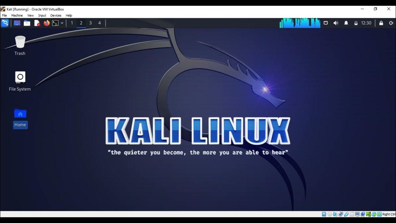 Kali Linux Basic Features YouTube