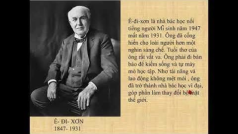Lớp 3 Tuần 22 Tập đọc-Kể chuyện: Nhà bác học và bà cụ