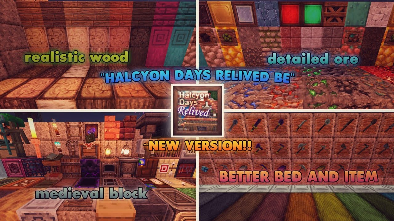 Halcyon Days Relived Para Minecraft Pe 1.18! [65%] – WYMYUJ
