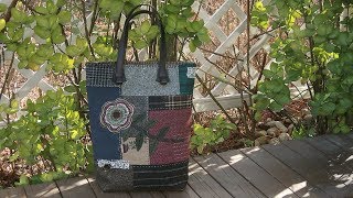 퀼트 모직 가방 만들기 (with 애플톤 울사)│Embroidery Wool Patchwork Bag │ How To  Make DIY Crafts Tutorial