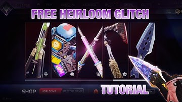 Apex Legends Heirloom Glitch TUTORIAL After "PATCH" 21.2 still WORKING 11/20/2022