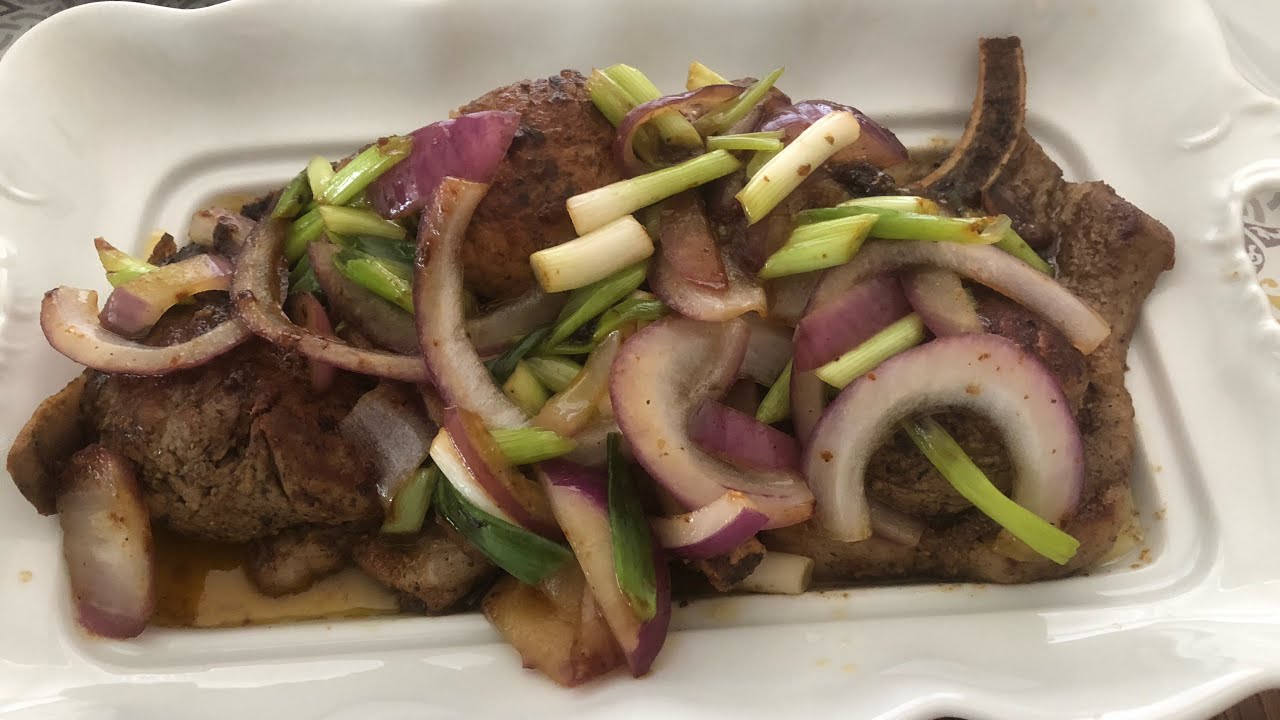 TENDER JUICY PORK CHOPS | COCONUT WHITE RICE - YouTube