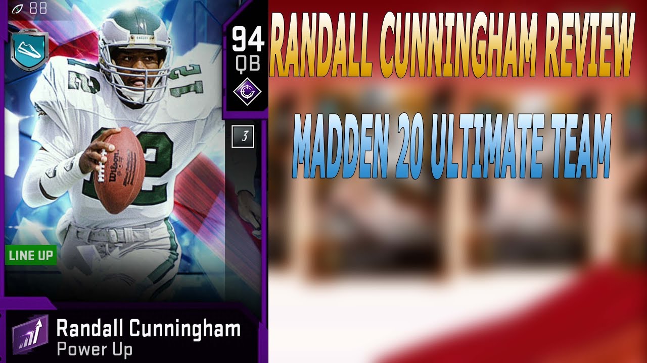 RANDALL CUNNINGHAM REVIEW! IS HE WORTH IT? MADDEN 20 ULTIMATE TEAM