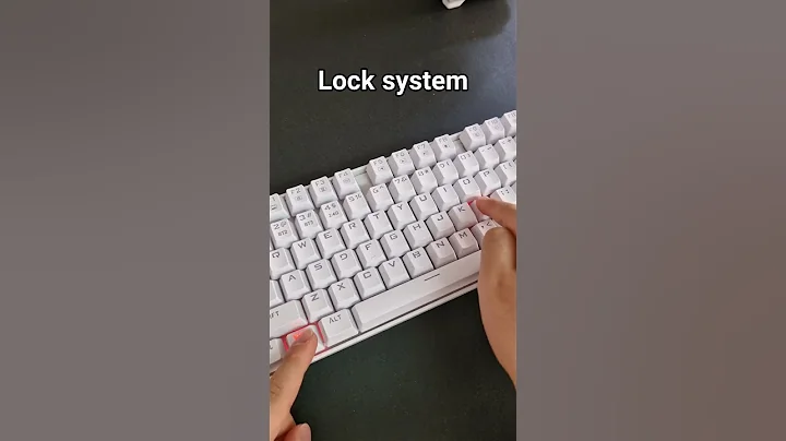 fast system lock | #asmr #keyboard #practical