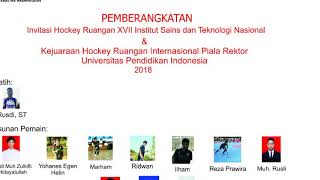 Pemberangkatan Tim Hockey Unhas Dikejuaraan Istn Jakarta Dan Upi Bandung 2018