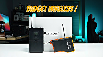 Best Budget Wireless Microphone for Cameras? -FIFINE K037
