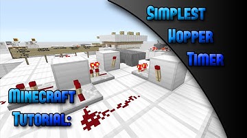 Minecraft Xbox & PS Tutorial:Hopper Timer