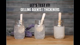 LET'S TEST IT | How to make CLEAR GEL | GELLING AGENTS & THICKENERS | EP.1