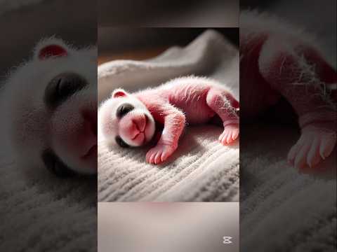 كم هو لطيف طفل الباندا