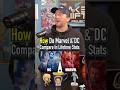 How Do MARVEL And DC Compare In Lifetime Stats?! #shorts #marvel #mcu #dc #superhero