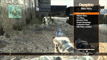 Deception Mod menu MW3 Xbox 360 TU23