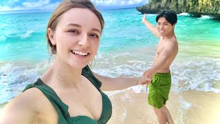 Visiting The Best Beaches In Japan With My Fiancé! *white sand! clear waters! it's so blue!!!* by ちゅーそんちゃんねるChuson Channel 92,718 views 11 months ago 10 minutes, 38 seconds