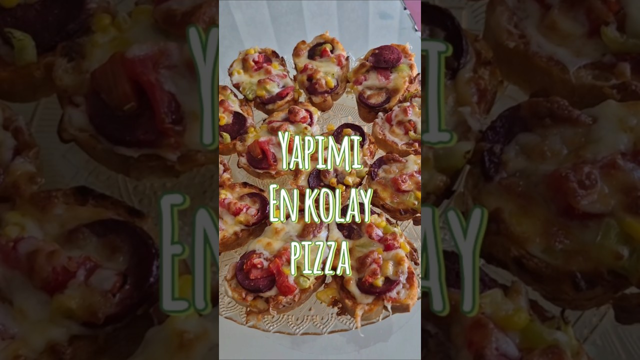 Az Malzeme ile Yapılan En Kolay Pizza 🍕 #keşfet #subscribe #pratiktarifler #shorts #cooking #video