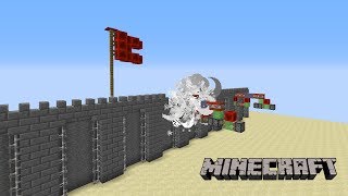 Missile guidé perforant / Canon anti-aérien automatique - Minecraft tutoriel