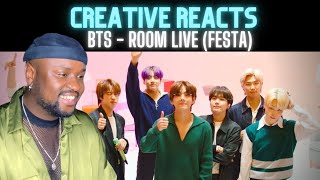 [2021 FESTA] BTS (방탄소년단) BTS ROOM LIVE Reaction | BTS Made my day!