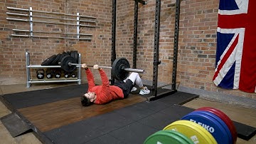 Eccentric Floor Barbell Triceps Extension | The Fitness Maverick Online Coaching