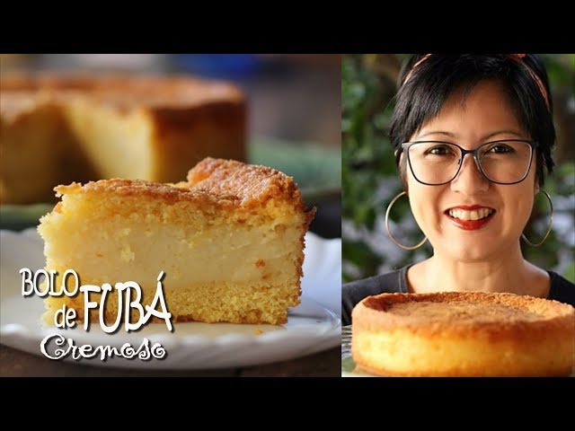 Bolo de Fubá Cremoso - Receita de Bolo de Fubá Cremoso