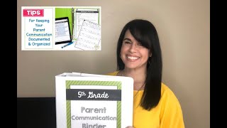 Tips For Keeping Your Parent Communication Documented & Organized in a Binder