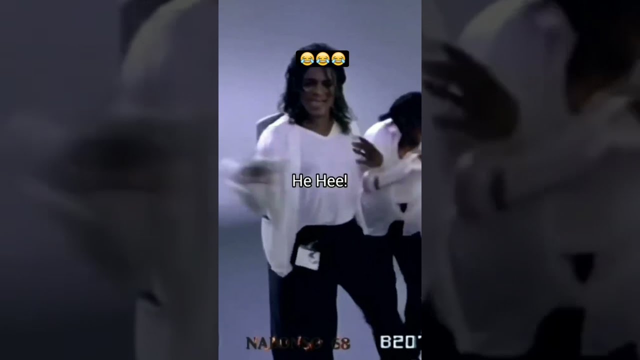  My Name Is Michael Jackson Having Fun With Body Duo In The Set Of Black Or White