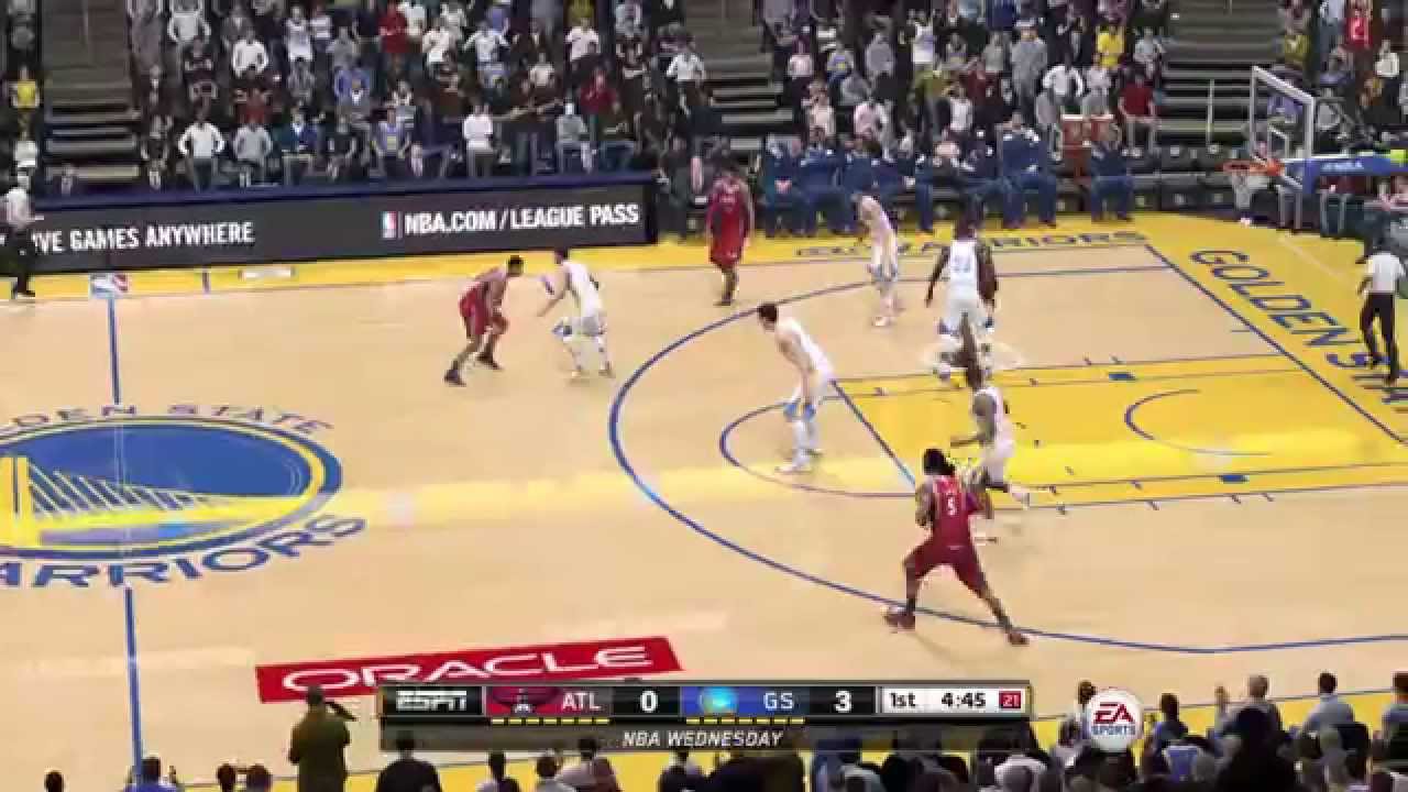 NBA 2015  Atlanta Hawks vs Golden State Warriors  1st Qrt  NBA LIVE 15  HD  YouTube