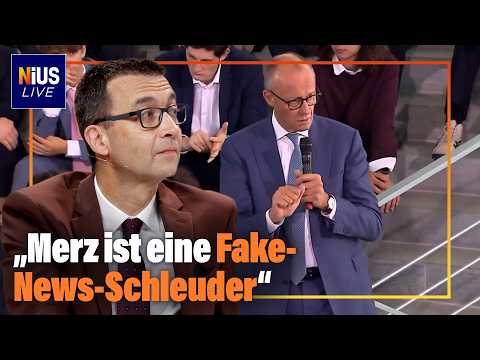 „Merz ist eine Fake-News-Schleuder auf zwei Beinen“ | NIUS Live