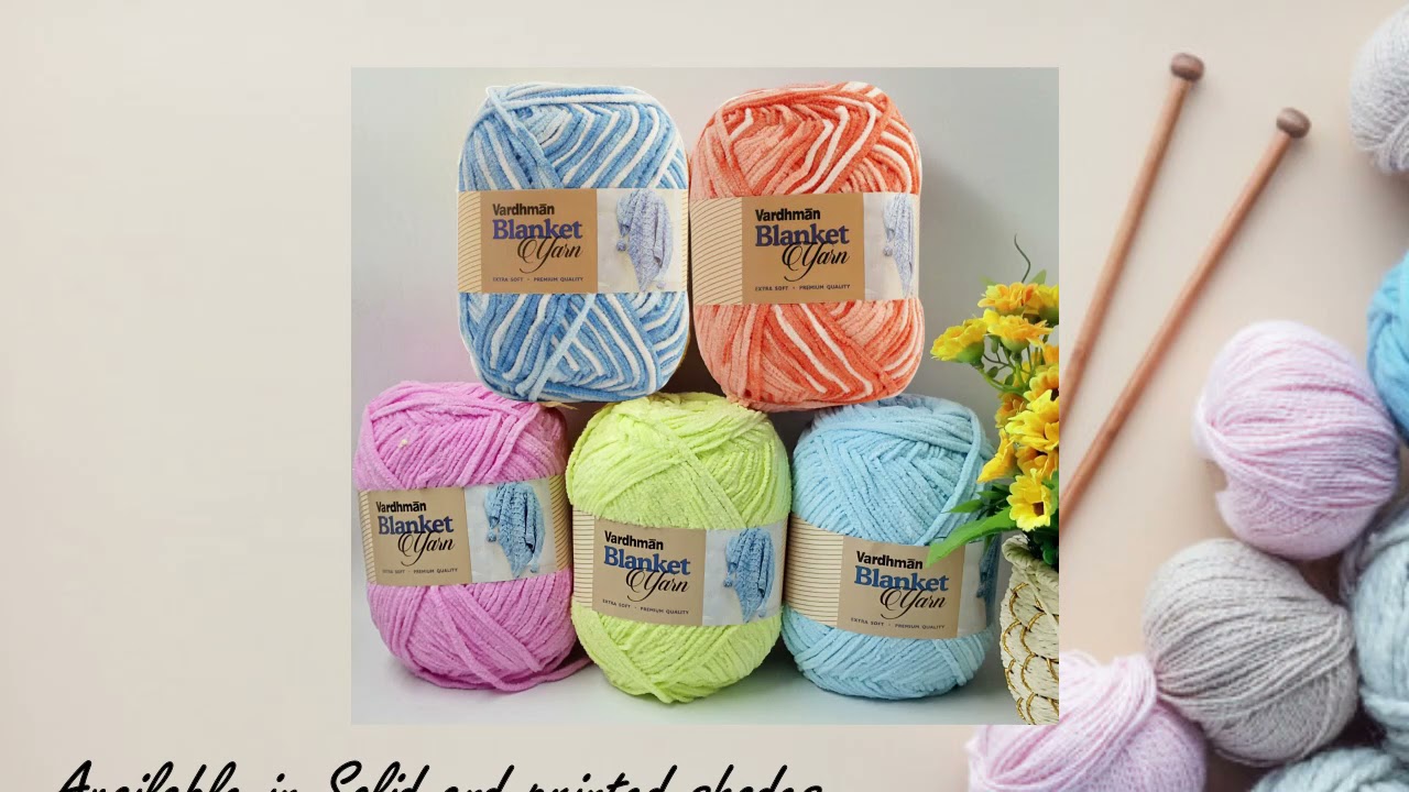 Vardhman Knitting Yarn Blanket Yarn YouTube