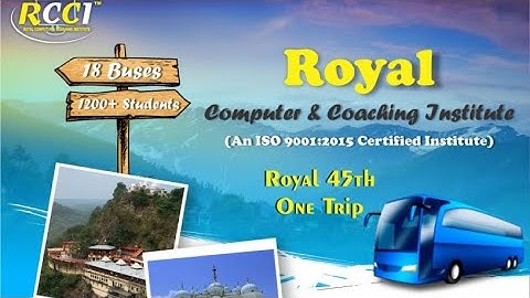 🔴 MATA NAINA DEVI 45th TRIP ONE DAY ROYAL COMPUTER COACHING INSTITUTE